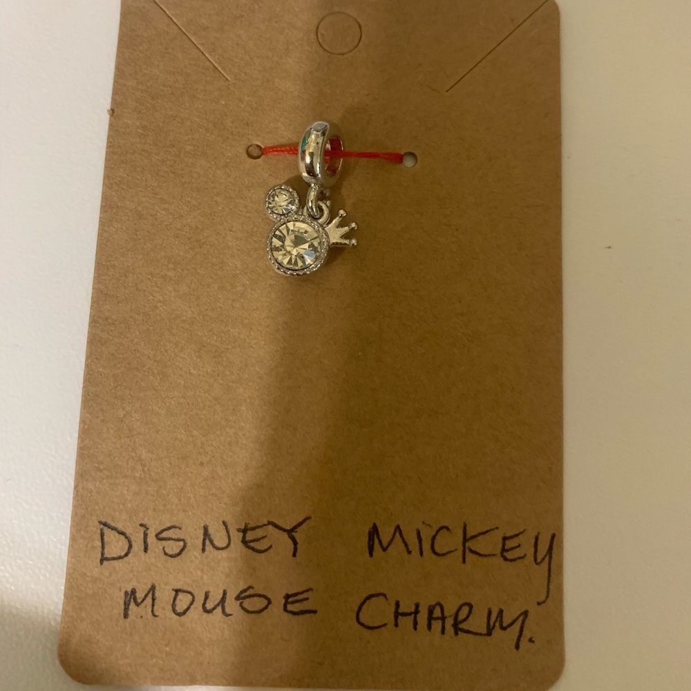 Disney mickey mouse charm for bracelet
